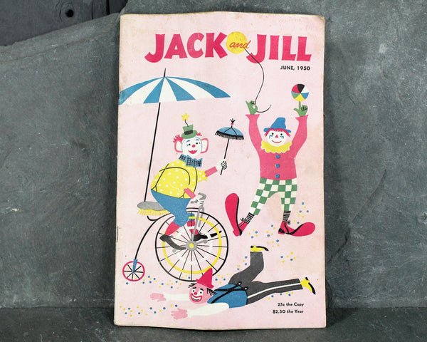 1950 Jack & Jill Magazines | Set of 9 | Vintage Jack and Jill Magazine - Vintage Children's Magazine