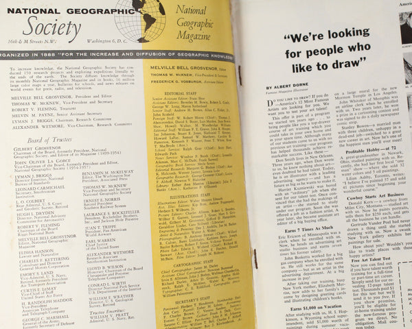 1950s National Geographic Magazines - Set of 13 Issues from 1958 & 1959 | Bixley Shop