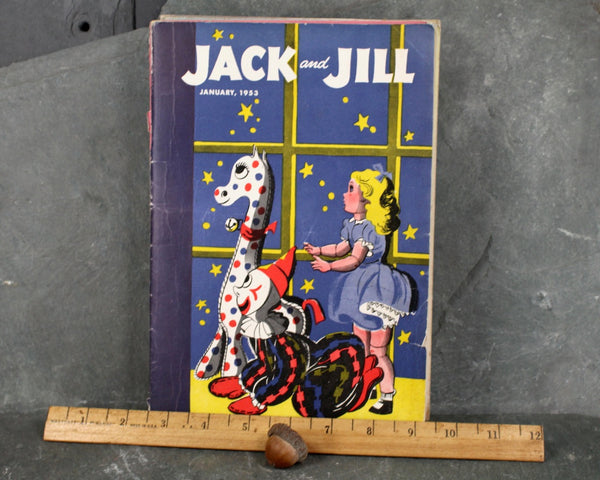 1953/54 Jack & Jill Magazines | Set of 7 | Vintage Jack and Jill Magazine - Vintage Children's Magazine