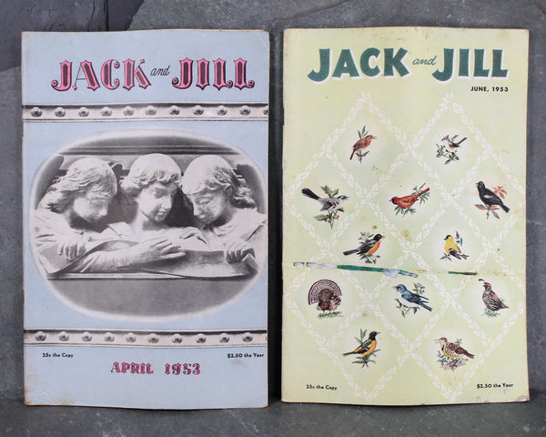 1953/54 Jack & Jill Magazines | Set of 7 | Vintage Jack and Jill Magazine - Vintage Children's Magazine