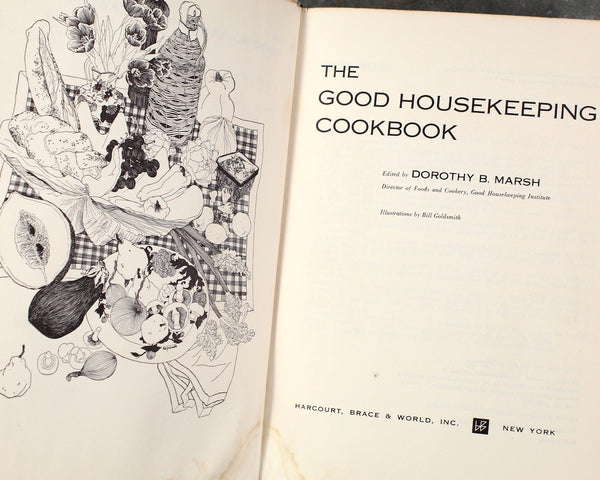 1963 Good Housekeeping Cookbook - Vintage Classic Cookbook - Beginner's Cookbook - 6th Printing | Bixley Shop