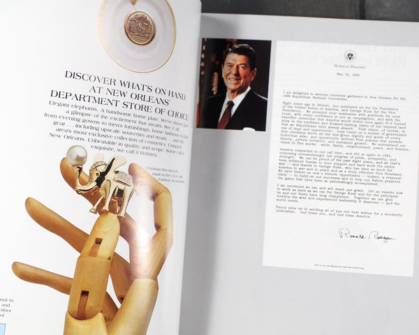 1988 Republican National Convention Official Program | George Bush | Ronald Reagan | Bixley Shop