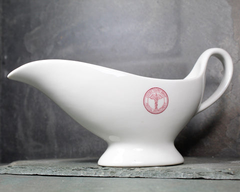 US Army Medical Department Gravy Boat | Ceramic Gravy Boat | Mayer China Commemorative Gravy Boat | United States Army Medical Department