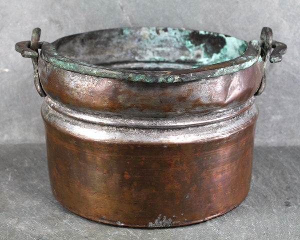 Antique Copper Pot | Copper Cauldron | Antique Kitchen