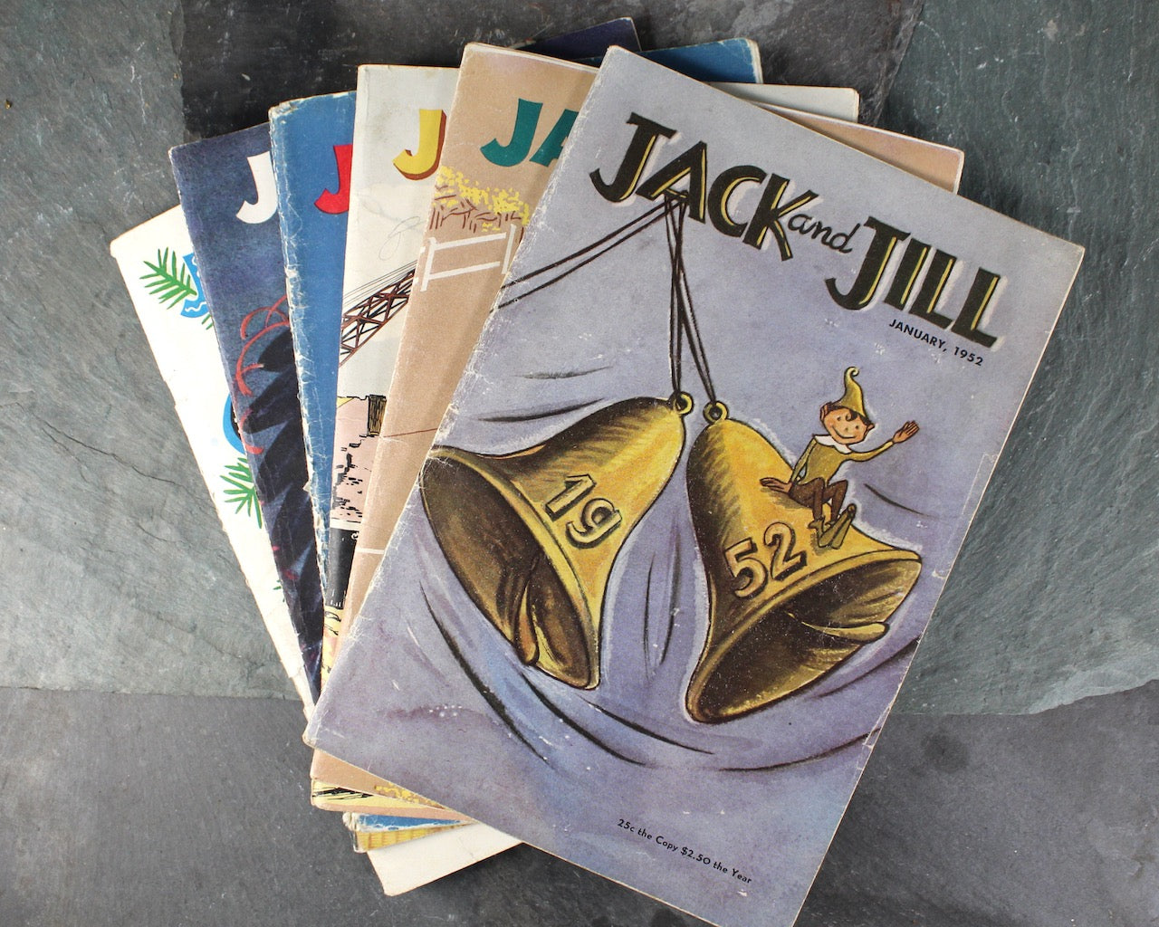 1952 Jack & Jill Magazines | Set of 6 | Vintage Jack and Jill Magazine - Vintage Children's Magazine