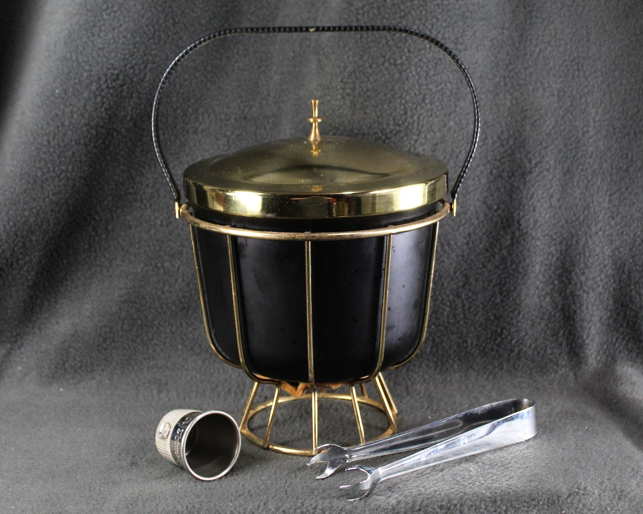 ヴィンテージMosser Glass ラージサイズ 脚付きベリーボウル 刻印