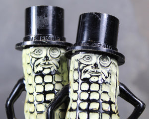 Mr Peanut Salt and Pepper Shakers | Planters Peanut Company Plastic Salt & Pepper Shakers | Classic Kitsch | Billy Shop