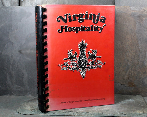 HAMPTON, VIRGINIA - Virginia Hospitality Cookbook by the Junior League of Hampton Roads | 1991 Vintage Cookbook | Hardcover | Bixley Shop