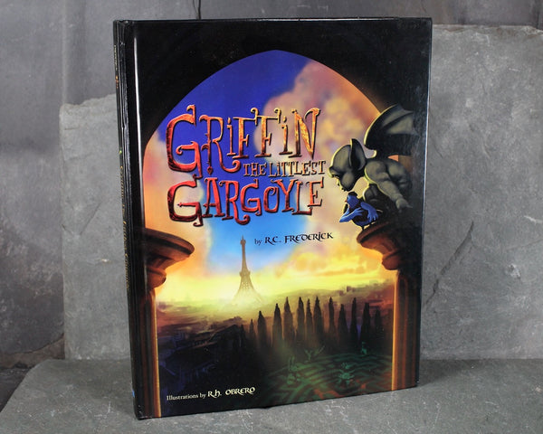 RARE! Griffin the Littlest Gargoyle by R.C. Frederick, Illustrations by R.H. Obrero | Autographed | 2009 Picture Book | Notre Dame