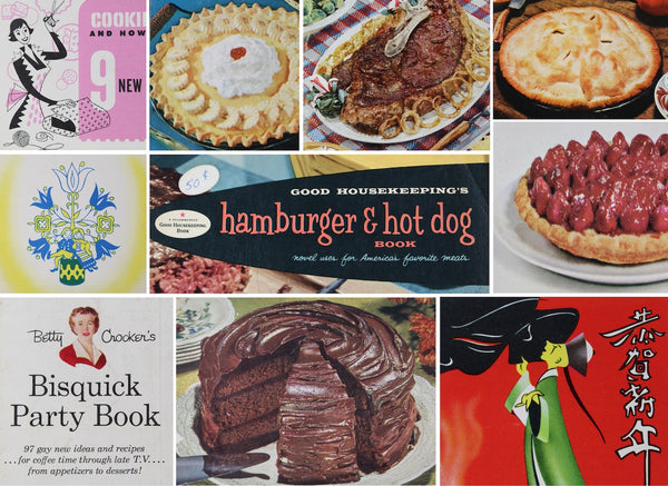 1950s Cookbooklets | Set of 10 Promotional Mini Cookbooks | Vintage Promotional Cookbooks | Bixley Shop