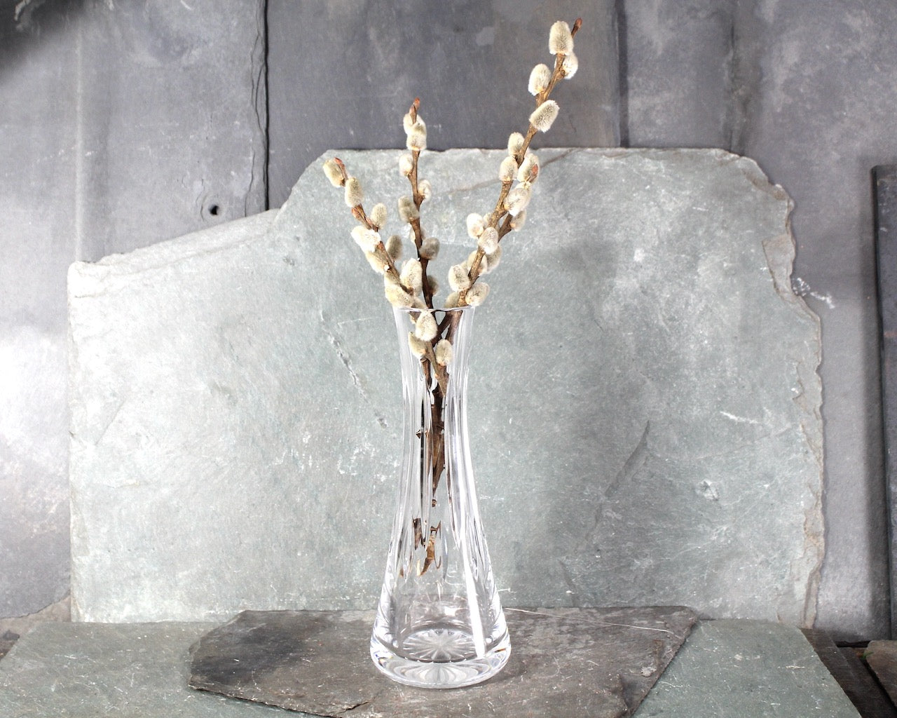 Vintage Crystal Bud Vase | Bixley Shop