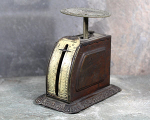 Antique Pelouze Postal Scale | Rustic Decor | Bixley Shop