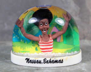 RARE! Vintage Nassau, Bahamas Souvenir Snow Globe | 1970s Nassau Snow Globe | Bixley Shop