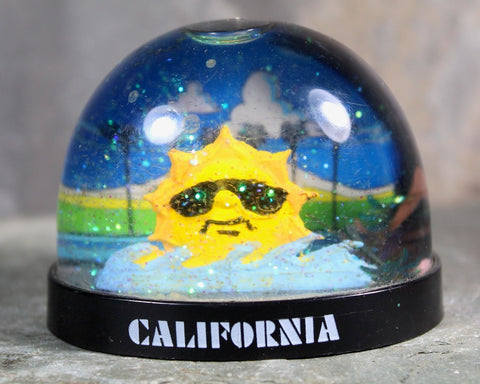 Vintage California Souvenir Snow Globe | 1970s California Snow Globe | Bixley Shop