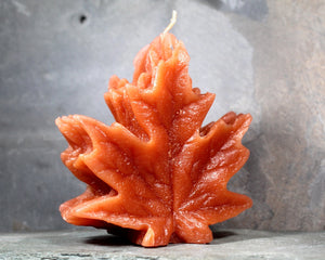 Maple Leaf Candle | Vintage Autumn Candle | Bixley Shop