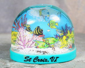 Vintage St. Croix Souvenir Snow Globe | 1970s St. Croix Snow Globe | Bixley Shop