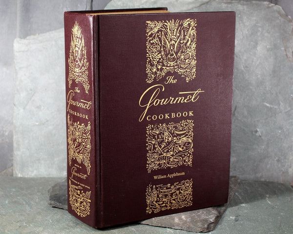 The Gourmet Cookbook by William Applebaum | 1951 FIRST EDITION/Second Printing | Vintage Gourmet Magazine | Bixley Shop