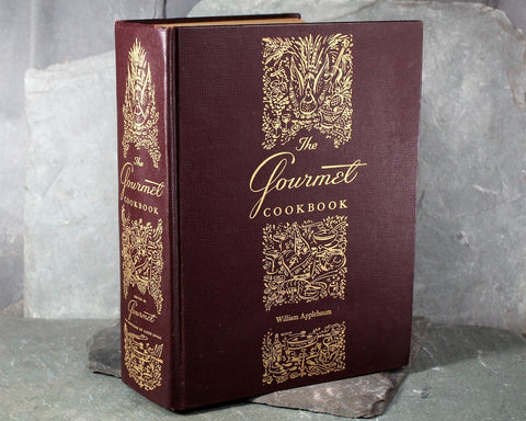 The Gourmet Cookbook by William Applebaum | 1951 FIRST EDITION/Second Printing | Vintage Gourmet Magazine | Bixley Shop