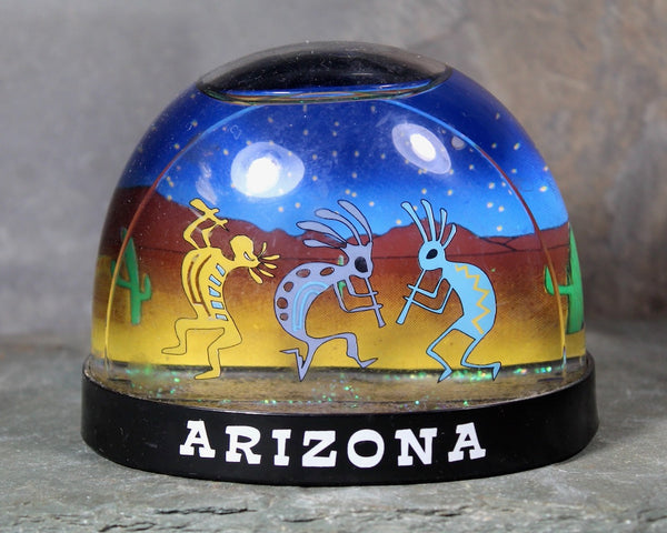 Vintage Arizona Souvenir Snow Globe | 1980s Arizona Snow Globe | Bixley Shop