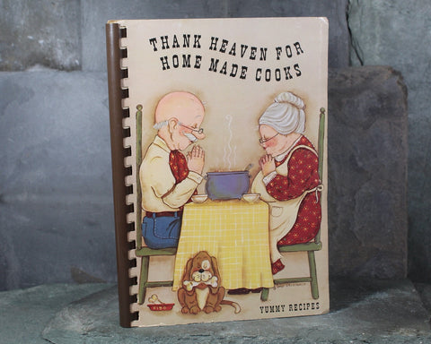 HARLINGEN, TX - Thank Heaven for Homemade Cooks Cookbook by "The Live Wires" Seniors Group | 1993 Community Cookbook | Bixley Shop