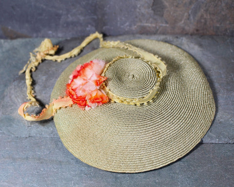 Vintage Doll Hat | Woven Doll Sun Hat | Sage Doll Sun Hat | Bixley Shop