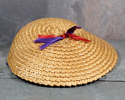 Vintage Doll Hat | Woven Doll Sun Hat | Straw Doll Sun Hat | Bixley Shop