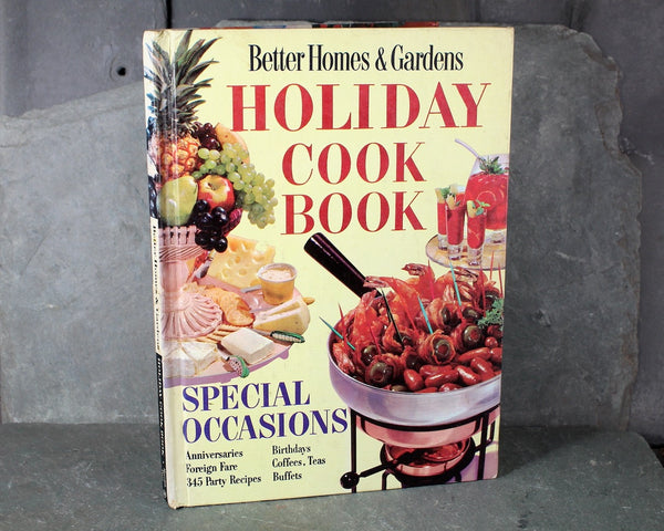 1969 Better Homes & Gardens Holiday Cookbook | Vintage Mid-Century Seasonal Cookbook | Classic American Cooking | Bixley Shop