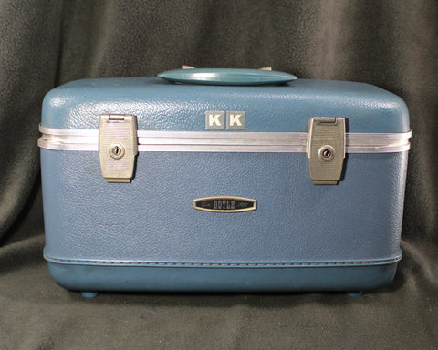 Vintage Boyle Travel Case | Retro Train Luggage | Cosmetic or Small Vintage Carry-On | Circa 1960s | Bixley Shop