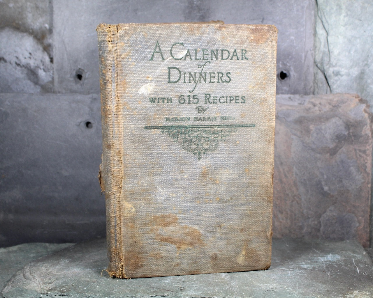 A Calendar of Dinners with 615 Recipes | 1915 Crisco Cookbook | Antique Promotional Cookbook | Bixley Shop