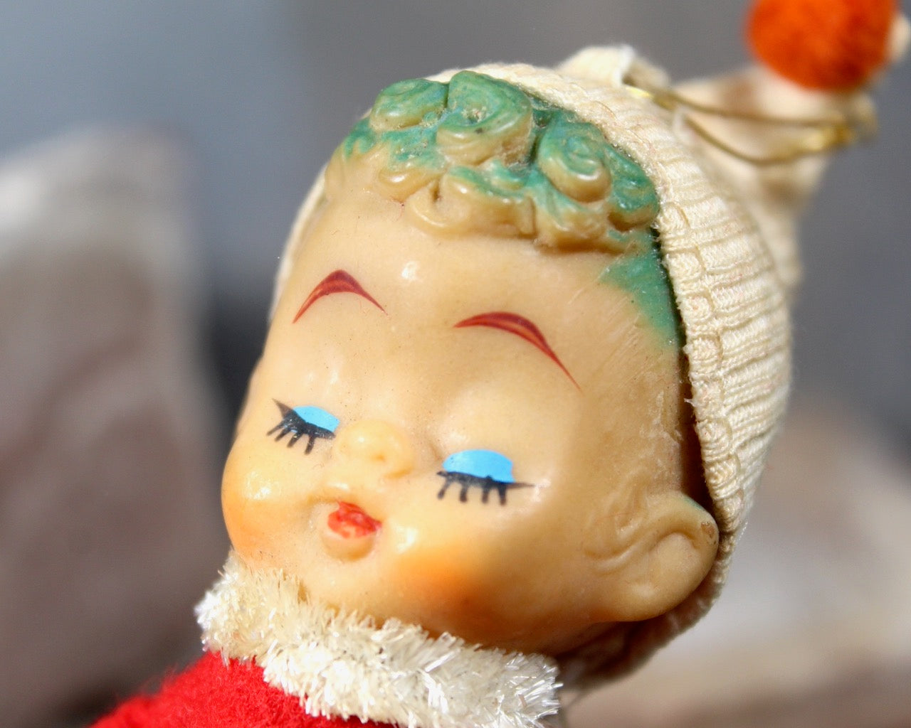 Vintage Knee-Hugger Elf | Circa 1950s | Adorable Delta Christmas Elf | Made in Japan | Bixley Shop