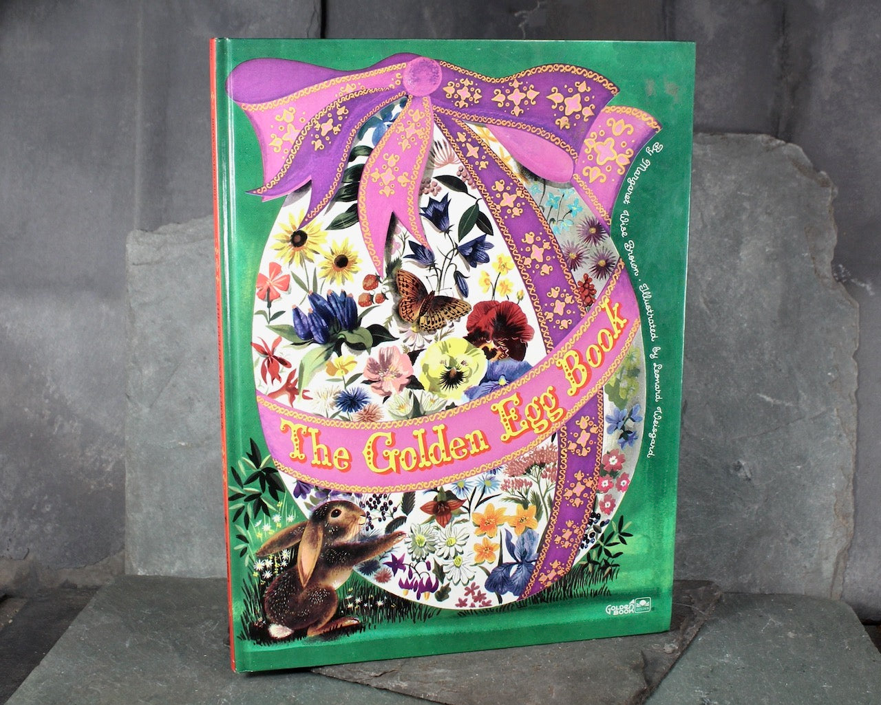 The Golden Egg Book by Margaret Wise Brown | Illustrated by Leonard Weisgard | 1947 Vintage Children's Picture Book | Easter Bunny