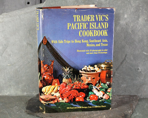 Trader Vic's Pacific Island Cookbook | 1968 FIRST EDITION | Asian Cuisine | Bixley Shop