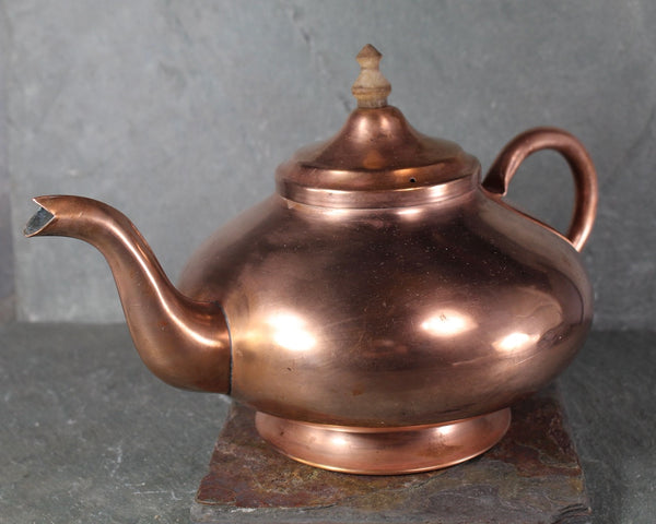 Vintage Portuguese Copper Teapot  | Aladdin Style Teapot | Vintage Portuguese Copper | Bixley Shop