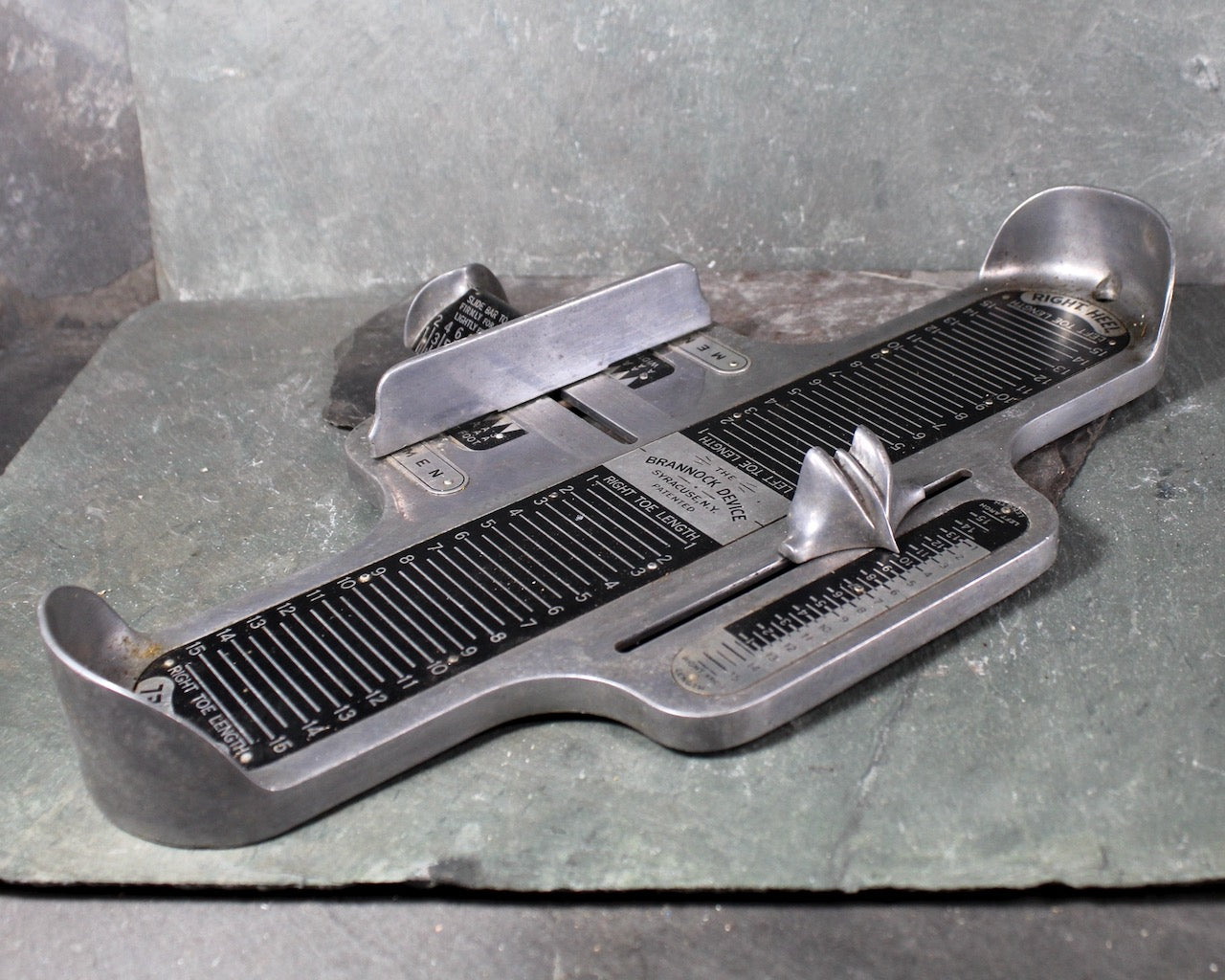 Vintage Brannock Device | Foot Measuring Device | Men's International Standard Foot Measuring Device | Bixley Shop