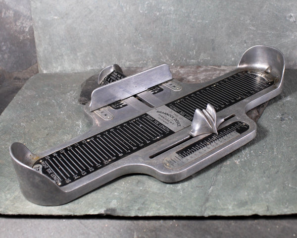 Vintage Brannock Device | Foot Measuring Device | Men's International Standard Foot Measuring Device | Bixley Shop