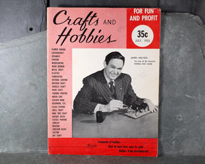 Crafts & Hobbies Magazine, July 1952 | Vintage Crafting Magazine | Mid-Century Crafts | Bixley Shop