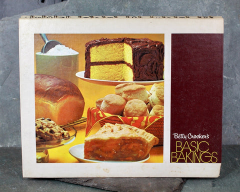 HARD TO FIND! Betty Crocker's Basic Bakings | 1971 Vintage Cookbook | Horizontal Format Cookbook | Bixley Shop