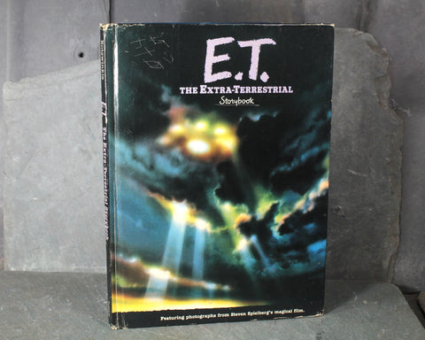 ET The Extraterrestrial Storybook by William Kotzwinkle | 1982 Movie Children's Book | E.T. Movie Photography | Bixley Shop