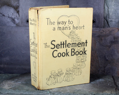 1948 The Settlement Cookbook by Mrs. Simon Kander | Vintage Homemakers Textbook & Cookbook | 18th Edition | Milwaukee, Wisconsin