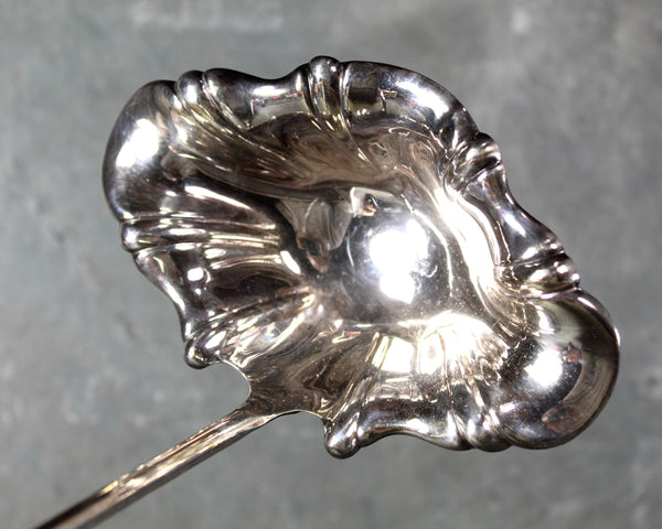 Sterling Silver Handle Punch Ladle | Ornate Georgian Silver Ladle | Holiday Table | Bixley Shop