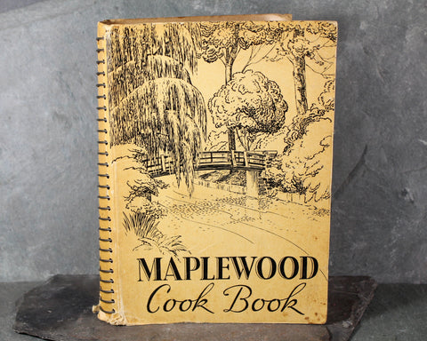 RARE! Maplewood, New Jersey Cookbook - 1940 - Vintage Community Cookbook - Maplewood NJ - Morrow Methodist Church | Bixley Shop