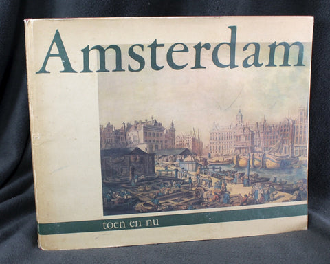 Amsterdam Then & Now Coffee Table Books | Vintage Photo Guide Book of Amsterdam, Netherlands | 1969 | Bixley Shop