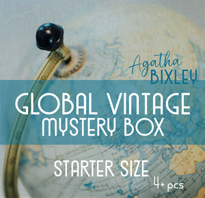 Global Vintage Starter Mystery Box by Agatha Bixley | At Least 4 Carefully Curated Vintage Pieces | For Vintage Lovers! | Agatha Bixley