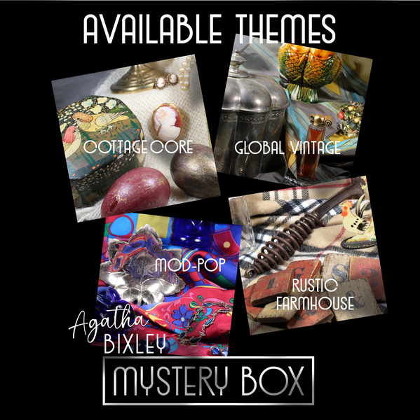 Mod-Pop Vintage Mystery Box by Agatha Bixley | 5+ Carefully Curated Vintage/Antique Pieces | For Vintage Lovers!
