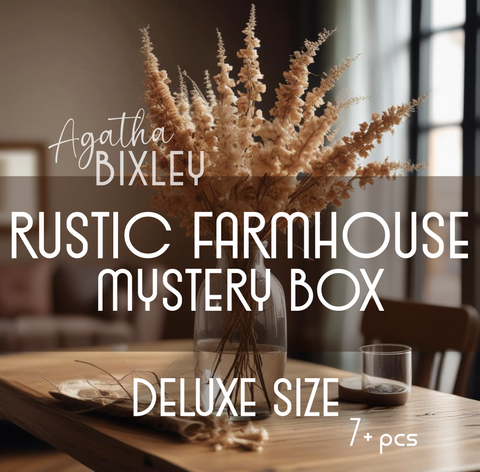 DELUXE Rustic Farmhouse Vintage Mystery Box by Agatha Bixley | 7+ Carefully Curated Vintage/Antique | For Vintage Lovers!