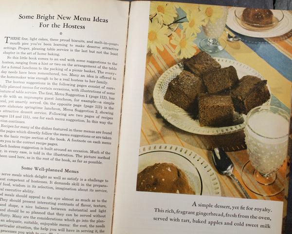 All About Home Baking - 1933 Antique Cookbook by General Foods Corp | Second Edition | Bixley Shop