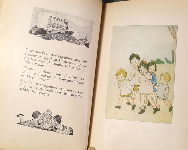 Ameliaranne Keeps Shop by Constance Heward | Illustrated by Susan Beatrice Pearse | Antique 1928 Children's Book | Bixley Shop