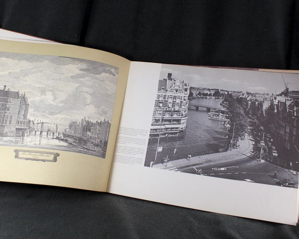 Amsterdam Then & Now Coffee Table Books | Vintage Photo Guide Book of Amsterdam, Netherlands | 1969 | Bixley Shop