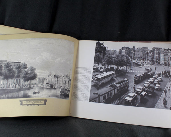 Amsterdam Then & Now Coffee Table Books | Vintage Photo Guide Book of Amsterdam, Netherlands | 1969 | Bixley Shop