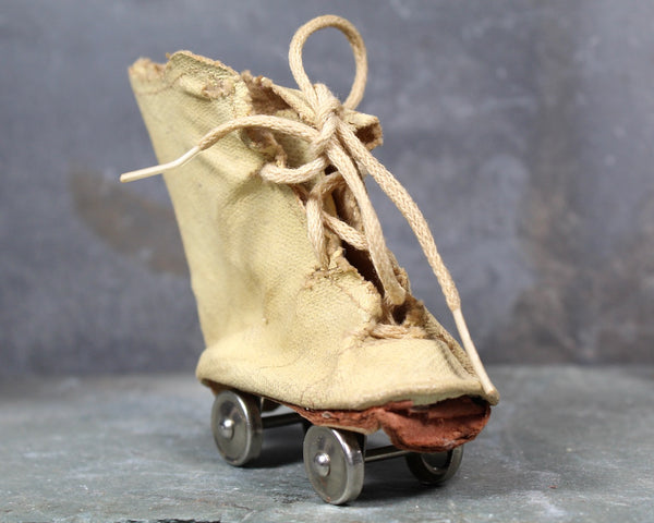 Vintage Doll Roller Skates | Roller Skates with Boots and One Pair of Rollers without Boot | Vintage Doll Clothing